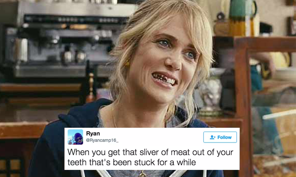 meat stuck