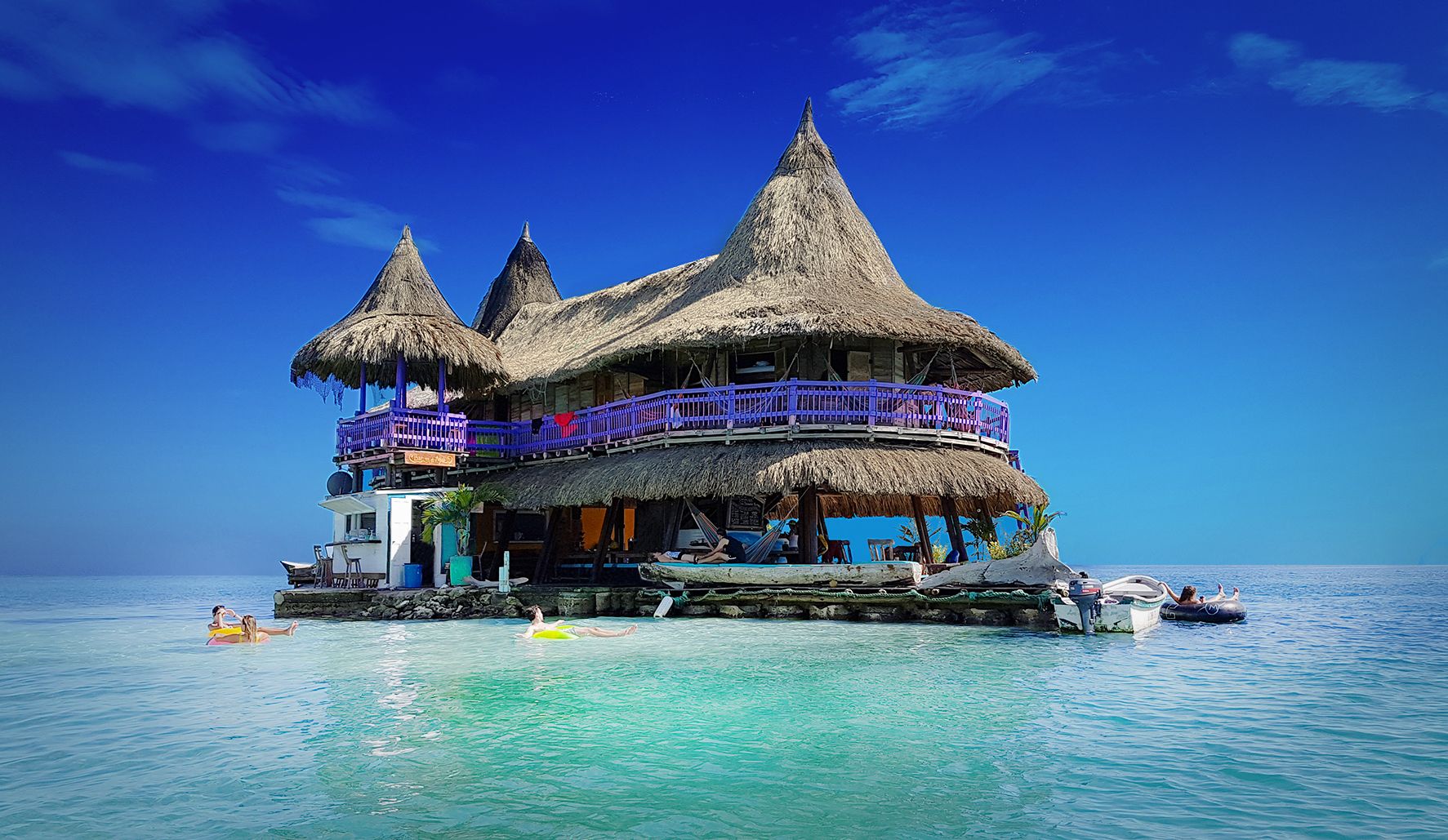 casa en el agua