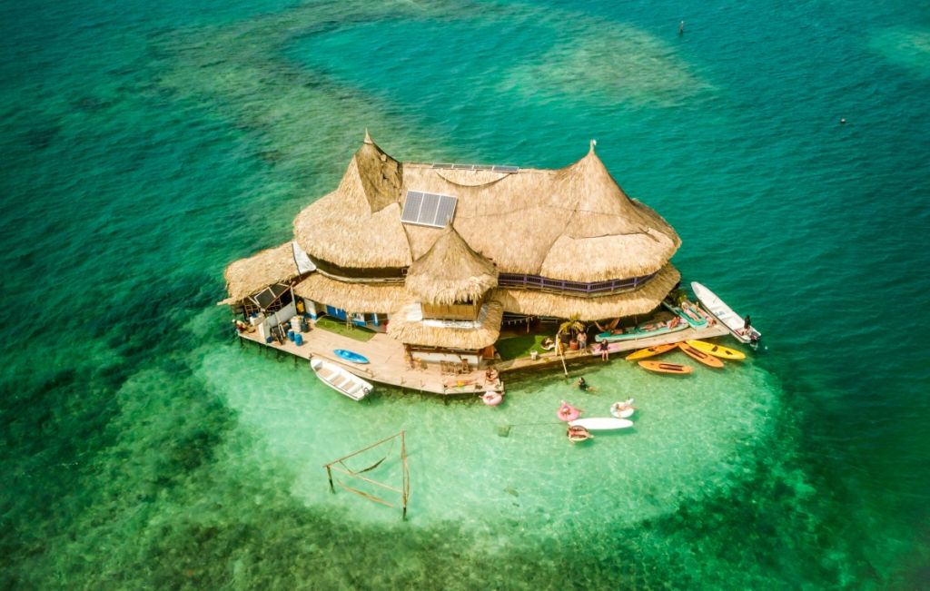 casa en el agua