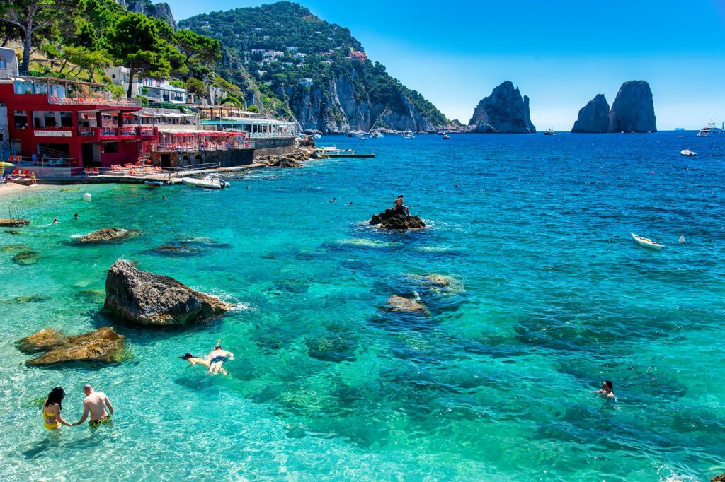 île de Capri en Italie