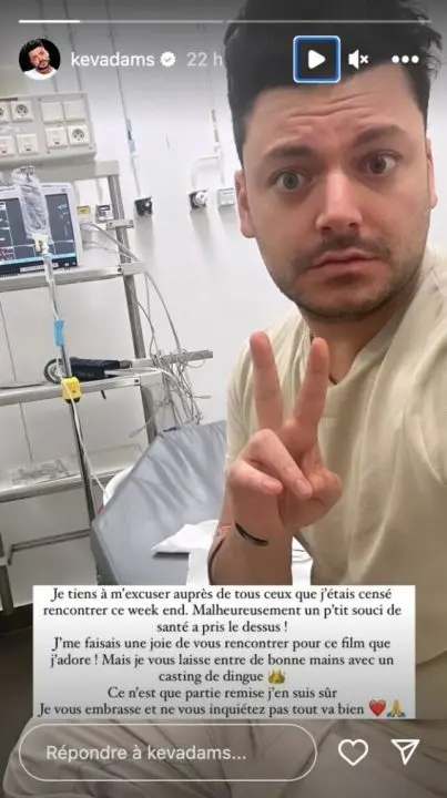 Kev Adams Hospitalisé d’urgence à Cannes
