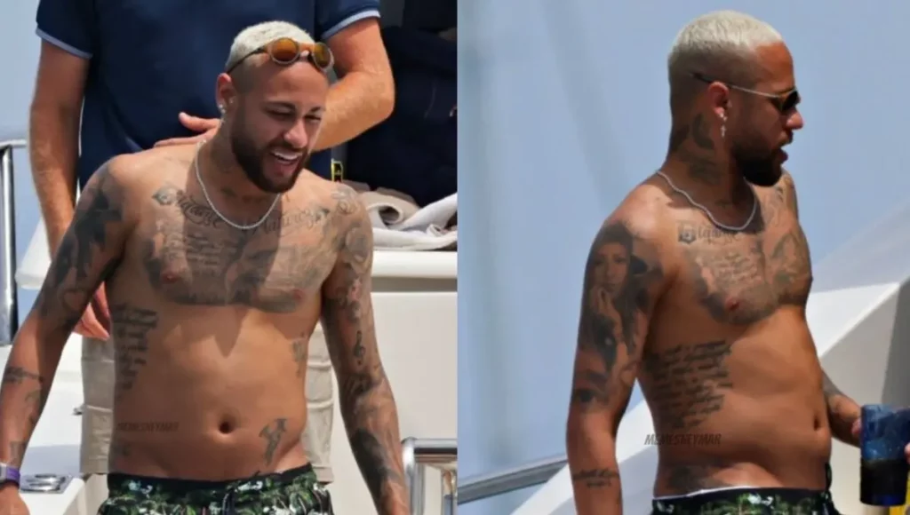 neymar prise de poids