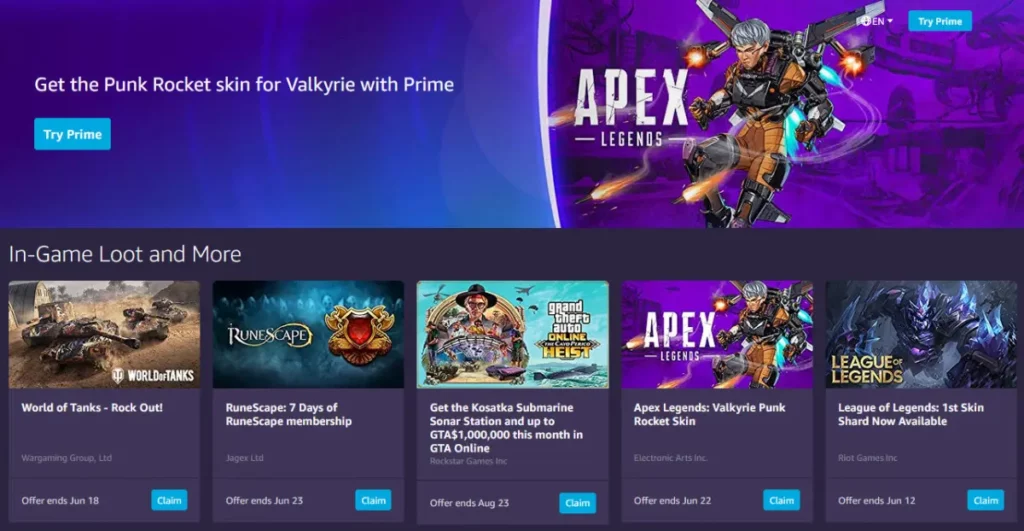 Pourquoi Prime Gaming vaut vraiment le coup ?